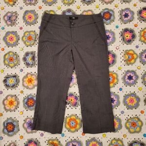 Womans Gray and Black Lace Detail On Front